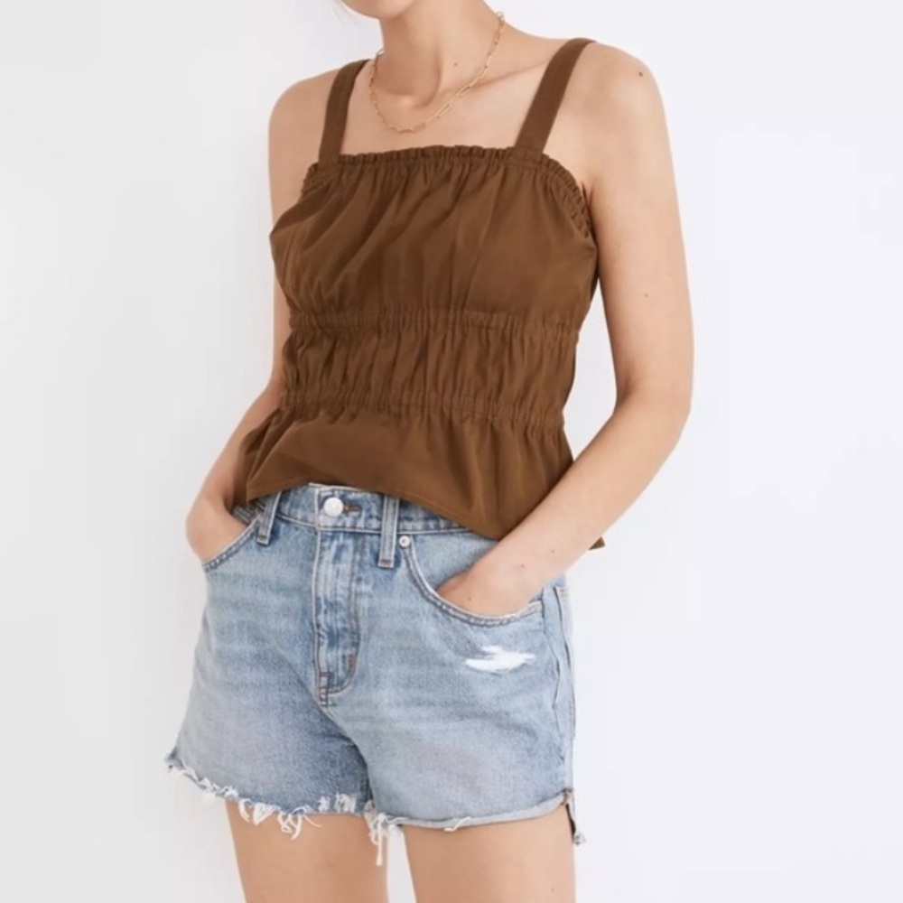 MADEWELL NWT Relaxed Denim Shorts in Essen Wash Size 32